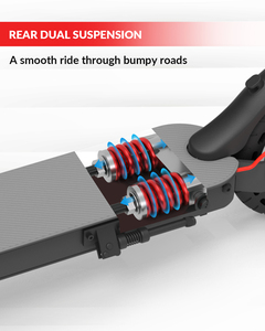 Almacén del Reino Unido Dropshipping ES09lite Scooter eléctrico 8,5 pulgadas al por mayor Kick Scooter quinta rueda suspensión 350W Motor potencia barato - Product Image 4