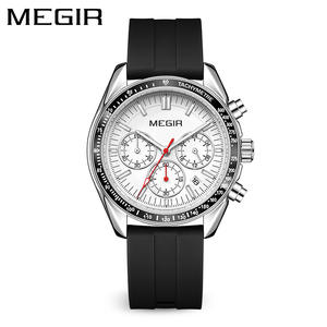 Reloj deportivo cronógrafo multifuncional para hombre, reloj de pulsera de cuarzo con esfera grande resistente al agua - Product Image 4