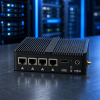 Appareil de sécurité réseau, pare-feu Pfsense avec processeur Intel Celeron J4105, routeur 4 LAN, mini PC multi-gigabit