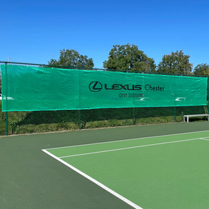 Schermi <span class=keywords><strong>Pubblicitari</strong></span> <span class=keywords><strong>Personalizzati</strong></span> per Campi da Tennis, Coperture per Privacy, Frangivento in Rete con Logo Stampato - Product Image 6