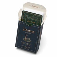 Cartes à jouer promotionnelles personnalisées Jinayon pour tournoi de golf, jeu de cartes en papier couché 300g avec feuille de cuivre mate, cadeau événementiel