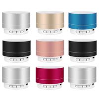 Speaker Nirkabel Mini Portabel Ww021 Logo dengan Lampu LED Berwarna-warni, Bass Metal, untuk Luar Ruangan, Cocok untuk Ponsel, Hadiah Custom