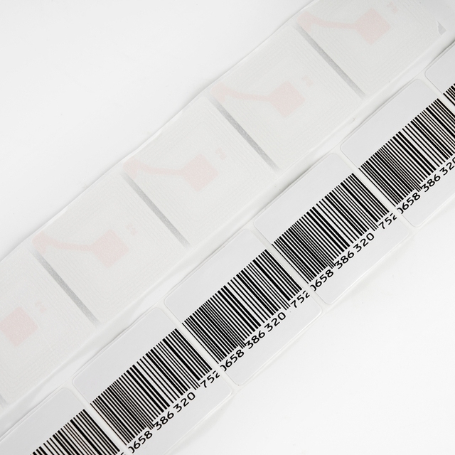 8.2Mhz 4040mm Universal Anti-Theft RF Self-Adhesive Security Labels Magnetic Barcode Tags for Supermarket Retail Store Use