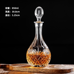 500ml Design personalizzato personalizzato Super vuoto <span class=keywords><strong>Whisky</strong></span> Decanter Set di liquori bicchieri di vino vetro inciso <span class=keywords><strong>Whisky</strong></span> - Product Image 3