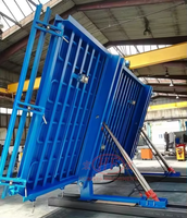 Fabrication de maisons modulaires en béton préfabriqué, machines de fabrication de maisons en béton préfabriqué, machine à panneaux muraux, table inclinable fixe