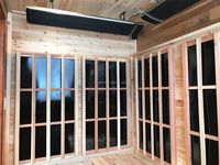 Panneau chauffant infrarouge au carbone pour sauna à faible EMF/ELF