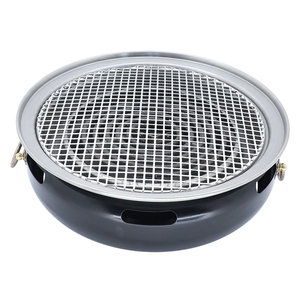 Parrilla eléctrica para barbacoa Pinnovo, Mesa integrada para barbacoa, mesa redonda, parrilla para barbacoa, <span class=keywords><strong>horno</strong></span> para salida de aire superior - Product Image 2