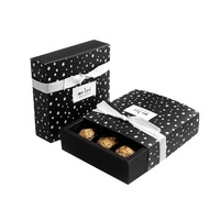 Boîtes à tiroirs carrées en carton rigide de haute qualité, faites à la main, pour savon au chocolat à 9 grains, bijoux, cadeaux et cadres photo, pour bougies