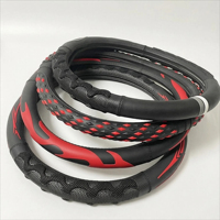 Fundas para Volante de Coche ARTES, Cómodas y Transpirables, de PVC Antideslizante, con 3 Radios, Compatibles con Tesla, Modelo AT-FXPT