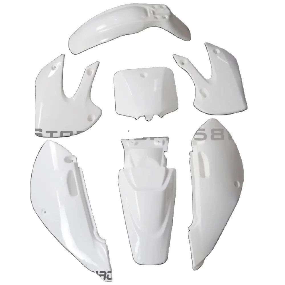 KLX110 Amortisseurs en plastique couvre KITS pour Kawasaki KLX 110 KX65 Suzuki DRZ 110 DRZ110 Pit bike pièces en plastique Accessoires