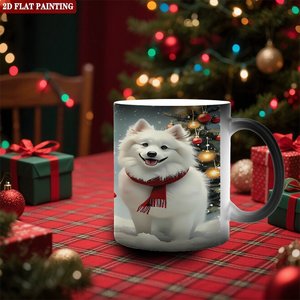 Frosted Black <b>Ceramic</b> <b>Mug</b> 11oz Heat Sensitive Color Changing Drinking Cup Office Use - Product Image 2