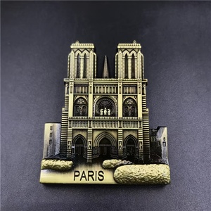Imanes de nevera de metal personalizados para París, Torre Eiffel, Arco del Triunfo, <span class=keywords><strong>Catedral</strong></span> del Sagrado Corazón - Product Image 4