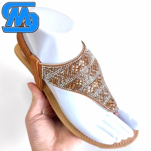 <span class=keywords><strong>Sandali</strong></span> con Strass e Cristalli Scintillanti, Infradito da Donna con Cinturino, Ideali per Spiaggia e Discoteca, Vendita all'Ingrosso - Product Image 5