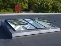 Maplemiles Isolation double couche en aluminium Style villa Lucarne électrique Étanche Anti-ultraviolet Verre Sun Room Fenêtre