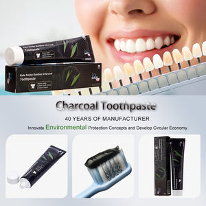 <span class=keywords><strong>Dentifrice</strong></span> au <span class=keywords><strong>charbon</strong></span> de bambou et à la menthe – Blanchissant, élimination de la plaque et des taches – Pour marque privée (OEM) - Product Image 2