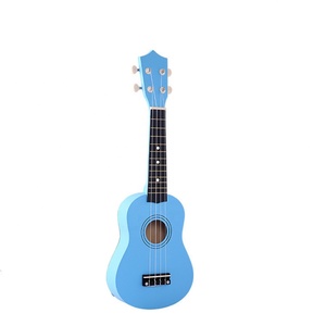 Venta directa de fábrica, ukelele de madera de 21 pulgadas, instrumentos musicales, guitarra pequeña para niños, ukelele colorido - Product Image 6