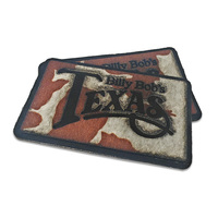 Étiquettes rectangulaires personnalisées en cuir de cheval avec logos découpés au laser, thermocollantes pour vêtements, autocollantes