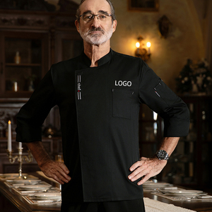 Fast Food <span class=keywords><strong>pizzerie</strong></span> da Chef camicia estiva Short Hotel Chef Unisex personale ristorante abbigliamento da Chef uniforme - Product Image 1