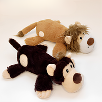 Jouet pour chien Singe qui couine, jouet interactif en peluche pour chien