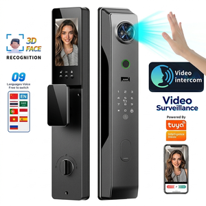 Cerradura Inteligente para Puerta Totalmente Automática Tuya con Cámara y Wifi, Reconocimiento Facial 3D, Huella Dactilar, Seguridad para Puertas <span class=keywords><strong>de</strong></span> Aluminio y Madera - Product Image 1