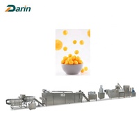 Extrudeuse de Snacks Mini Automatique en Acier Inoxydable pour Maïs Soufflé avec Capacité de 250 kg/h pour la Fabrication de Bâtonnets de Riz Soufflé et de Maïs