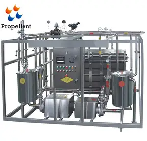 Pasteurization heat exchanger unit for pasteurization of 500l milk