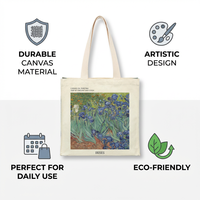 Sac fourre-tout en lin religieux |   Sac fourre-tout à bandoulière en toile réutilisable grande capacité avec fermeture éclair pour femme, idéal pour un usage quotidien