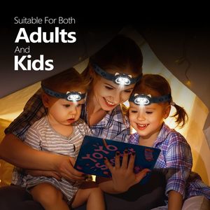 Trẻ Em Món Quà Gấu Trúc Động Vật Ngoài Trời Silicone Có Thể Điều Chỉnh Đèn Pha Cầu Vồng RGB <span class=keywords><strong>Head</strong></span> <span class=keywords><strong>Torch</strong></span> LED Có Thể Sạc Lại Trẻ Em Đèn Pha - Product Image 4