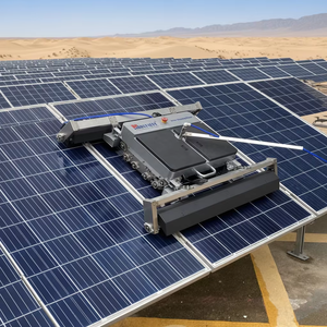 Multifit completamente-automatico leggero Anti-caduta a secco/acqua modalità di <span class=keywords><strong>pulizia</strong></span> del percorso di monitoraggio del pannello solare <span class=keywords><strong>pulizia</strong></span> Robot - Product Image 2