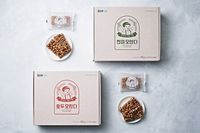 Boîte à gâteau 10 pouces, pièces imprimées avec LOGO OEM, Macaron/ectv/cookies/chocolat/Style japonais coréen