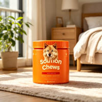 Friandises personnalisées OEM pour animaux de compagnie au saumon, riches en Oméga 3 EPA DHA, pour une peau saine, un pelage brillant et une fonction cardiaque optimale chez les chiens de petite, moyenne et grande taille.