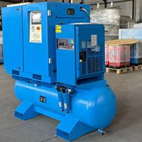 Compresseur d'air à vis VSD 4-en-1 pour découpe laser 16 bars, accouplement flexible, entraînement direct, air propre et sec, protection de la lentille laser