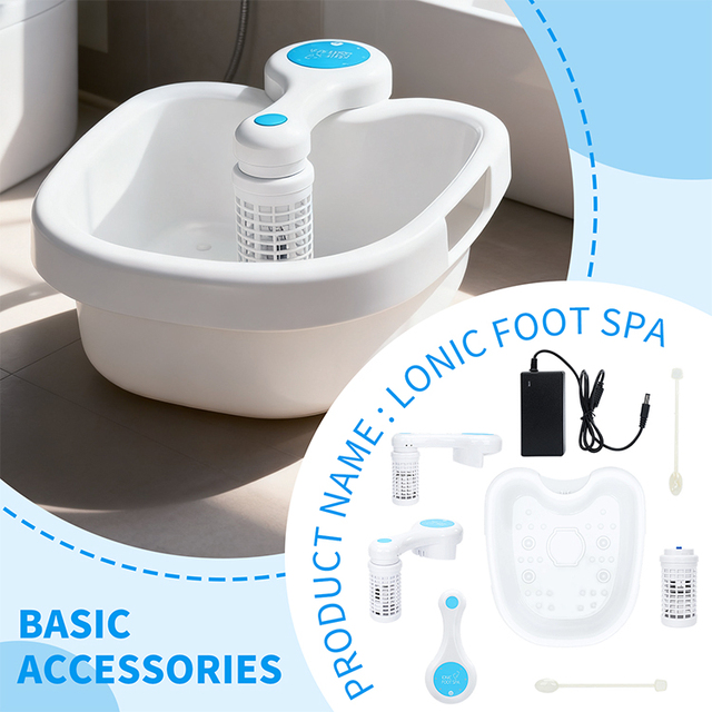 Factory Price Ionic Foot Bath Detox Machine for Home Use, Salon-Grade Ion Detox Foot Spa Basin