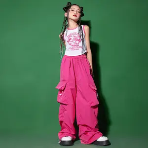 Платье для джазовых танцев для девочек Красивый японский уличный костюм детский хип-хоп подиумный сценический тренд