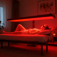 Panel de Terapia de Luz Roja LED Saidi ML1200 de Cuerpo Completo con 8 Longitudes de Onda y 1200W para Uso Doméstico y Comercial, 610nm-1060nm, Sin Parpadeo, Sin EMF