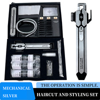 Kit Ekstensi Rambut Lem, Alat Rambut Ujung Halus, Perlengkapan Profesional Salon, Semprotan Penghilang Pita, Mesin Penebal Rambut