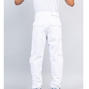 Nueva moda para hombres jóvenes Regular Fit White <span class=keywords><strong>Cargo</strong></span> Baggy Fit Denim <span class=keywords><strong>Jeans</strong></span> para hombres - Product Image 4