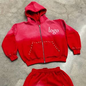 T-shirt oversize en molleton français 420GSM pour homme, coupe ample, doublé, avec logo personnalisé imprimé, strass, streetwear, délavé au soleil, teint, brossé - Product Image 1