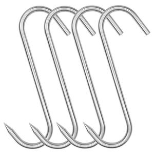 Maßgefertigter Langer Spitzhaken |   Robuster Fleischhängeständer aus Edelstahl für Metzger und Küchenbedarf - Product Image 4