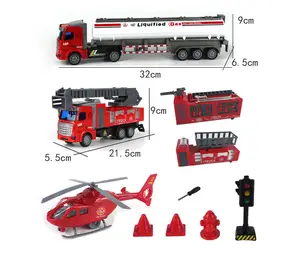 1:48 Mode attraktives Design Druckguss Spielzeug Fahrzeuge Super Feuerwehr auto Spielzeug