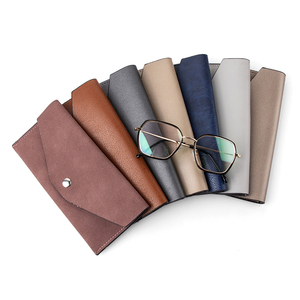 Custom Design <span class=keywords><strong>Multi</strong></span> <span class=keywords><strong>Color</strong></span> PU Leder Weiche Sonnenbrille netui Tragbare Tasche Passend für kratz feste Brillen tasche - Product Image 5