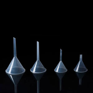 Suprimentos de Laboratório Direto da Fábrica, Conjunto de Funis de Plástico Triangulares com Capacidade de 30-150ml, Marca HS - Product Image 4
