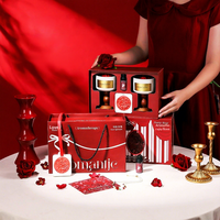 Bougie parfumée à la camélia personnalisée, boîte cadeau haut de gamme, décoration de meubles, cadeau d'anniversaire pour filles comme souvenir