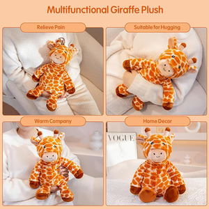 Microwavable Stuffed <strong>Giraffe</strong> Animals for Cramps Pain Lavender Scented Heatable Weighted <strong>Giraffe</strong> Plush Toy <strong>Gift</strong> for Boys Girls - Product Image 4