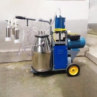 Machine à traire de type roue polyvalente de qualité supérieure facile à utiliser équipement de traite de chameau de chèvre de vache laitière pour la ferme