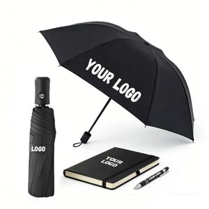 Parapluie pliant automatique pour femme, personnalisé avec logo, imperméable, idéal pour les cadeaux promotionnels d'entreprise - Product Image 1