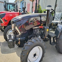 Nouveau tracteur chinois 4x4 de 80 CV avec moteur diesel haute efficacité pour l'utilisation en ferme, jardin et verger