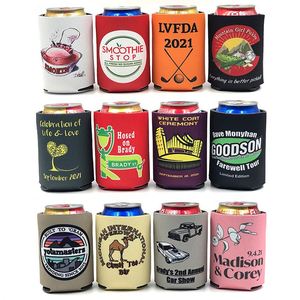 Enfriador de Latas de Cerveza Plegable de Neopreno para Campamento y Picnic al Aire Libre - Product Image 4