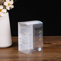 Boîte-cadeau transparente rectangulaire en pvc de grande taille, à la mode, personnalisée