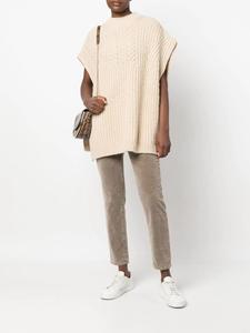 <span class=keywords><strong>Pull</strong></span> à capuche <span class=keywords><strong>sans</strong></span> manches en laine mélangée pour <span class=keywords><strong>femme</strong></span>, <span class=keywords><strong>pull</strong></span> surdimensionné, tricot côtelé, col à bandes, couleur unie, nouvelle collection 2022 - Product Image 2